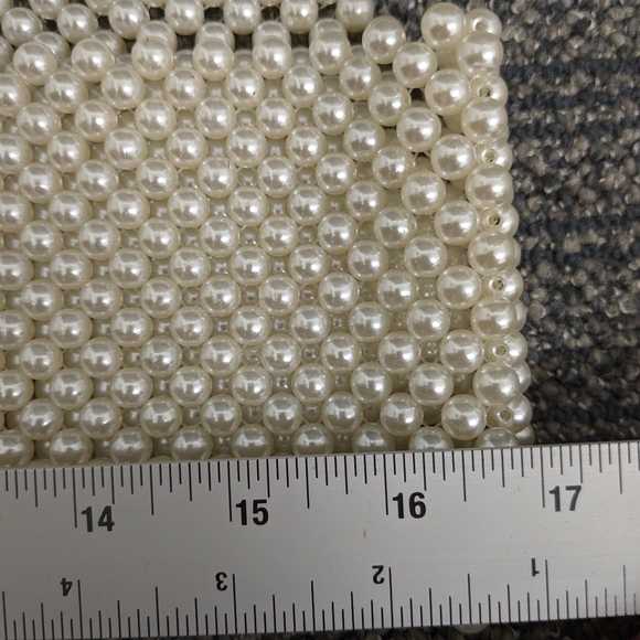 Faux Pearl Beaded Crop Top - Picture 10 of 10